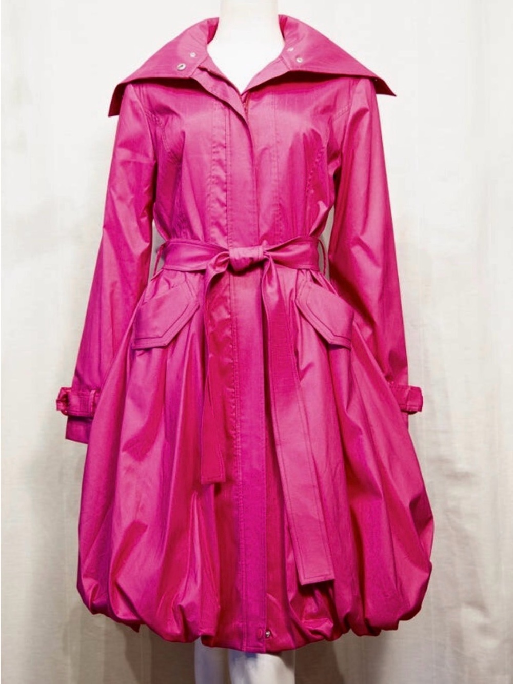SAMUEL DONG BUBBLE COAT DRESS 11664 (Fuchsia Pink)